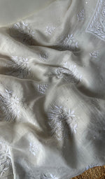 Load image into Gallery viewer, Women's Lakhnavi Handcrafted Mul Chanderi Kurta And Dupatta Set - HONC0292180