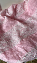Load image into Gallery viewer, Women's Lakhnavi Handcrafted Cotton Chikankari Suit Material - HONC0289737