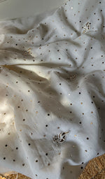 将图像加载到图库查看器中, Women's Lakhnavi Handcrafted Mul Chanderi Unstitched Kurta And Dupatta Set - HONC0295187