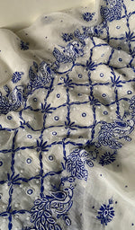 将图像加载到图库查看器中, Shirin Women's Lakhnavi Handcrafted Mul Chanderi Kurta And Dupatta Set - HONC0267998