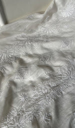 将图像加载到图库查看器中, Women's Lakhnavi Handcrafted Mul Chanderi Semi - Stitched Kurta And Dupatta Set - HONC0272862