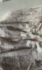 Load image into Gallery viewer, Women's Lakhnavi Handcrafted Pure Silk Georgette Chikankari Semi - stitched Anarkali And Dupatta Set- HONC0284211