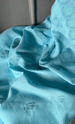 Load image into Gallery viewer, Farah Women's Lakhnavi Handcrafted Unstitched Cotton Chikankari Suit Material - HONC0310523