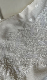 将图像加载到图库查看器中, Women's Lakhnavi Handcrafted Mul Chanderi Unstitched Kurta And Dupatta Set - HONC0282223