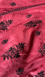 将图像加载到图库查看器中, Women's Lakhnavi Handcrafted Mul Chanderi Semi - Stitched Kurta And Dupatta Set - HONC0257376