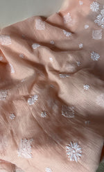 Load image into Gallery viewer, Women's Lakhnavi Handcrafted Kota Cotton Unstitched Kurta And Dupatta Set- HONC0318738