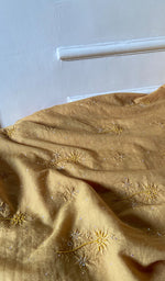 Load image into Gallery viewer, Women's Lakhnavi Handcrafted Mul Chanderi Unstitched Chikankari Full Suit Material - HONC0328108