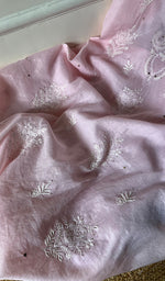 Load image into Gallery viewer, Women's Lakhnavi Handcrafted Mul Chanderi Kurta And Dupatta Set - HONC0266980