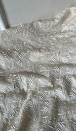 Load image into Gallery viewer, Women's Lakhnavi Handcrafted Munga Silk Chikankari Kurta And Dupatta Set- HONC0259741