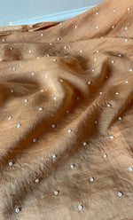 Load image into Gallery viewer, Mor Women's Lakhnavi Handcrafted Mul Chanderi Unstitched Kurta And Dupatta Set- HONC0330296