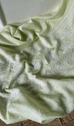 将图像加载到图库查看器中, Women's Lakhnavi Handcrafted Mul Chanderi Kurta And Dupatta Set - HONC0289008