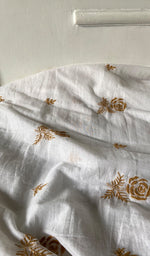 Load image into Gallery viewer, Women's Lakhnavi Handcrafted Chanderi Silk Unstitched Kurta And Dupatta Set - HONC0317072