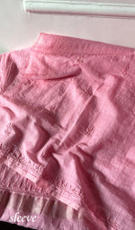 将图像加载到图库查看器中, Women's Lakhnavi Handcrafted Mul Chanderi Unstitched Chikankari Full Suit Material - HONC0314660