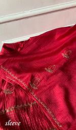 Load image into Gallery viewer, Women's Lakhnavi Handcrafted Mul Chanderi Unstitched Kurta And Dupatta Set- HONC0345264