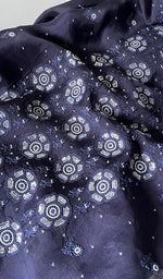 将图像加载到图库查看器中, Women's Lakhnavi Handcrafted Pure Organza Chikankari Unstitched Kurta And Dupatta Set- HONC0272166