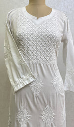 Load image into Gallery viewer, Sufiyani Women's Lucknowi Handcrafted Cotton Chikankari Kurti - HONC0161349