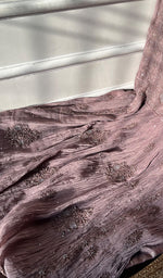将图像加载到图库查看器中, Women's Lakhnavi Handcrafted Mul Chanderi Chikankari Semi Stitched Kurta And Dupatta Set- HONC0286650
