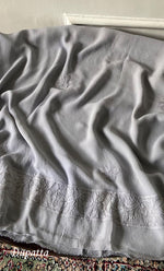 将图像加载到图库查看器中, Women's Lucknowi Handcrafted Viscose Georgette Unstitched Chikankari Suit Material - HONC0319625