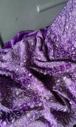 Load image into Gallery viewer, Women's Lakhnavi Handcrafted Munga Silk Chikankari Kurta And Dupatta Set- HONC0256126