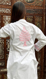 将图像加载到图库查看器中, Women's Lucknowi Handcrafted Cotton Chikankari Kurti - HONC0274383