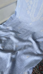 将图像加载到图库查看器中, Aarya Lucknowi Handcrafted Cotton Unstitched Chikankari Unstitched Unisex Kurta Fabric - HONC0786054