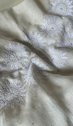 Load image into Gallery viewer, Women's Lakhnavi Handcrafted Mul Chanderi Unstitched Kurta And Dupatta Set - HONC0284785