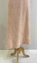 将图像加载到图库查看器中, Women's Lakhnavi Handcrafted Viscose Georgette Chikankari Unstitched Kurti Fabric - HONC0206914
