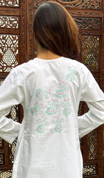 将图像加载到图库查看器中, Women's Lucknowi Handcrafted Cotton Chikankari Kurti - HONC0274387