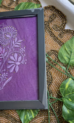 Load image into Gallery viewer, Chikankari Momento Frame – Handcrafted Embroidery (9x 7 Inch, Rust ) - HONC0269444