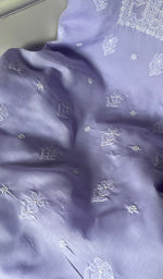 Load image into Gallery viewer, Farah Women's Lakhnavi Handcrafted Unstitched Cotton Chikankari Suit Material - HONC0298921
