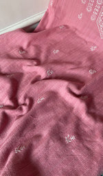 将图像加载到图库查看器中, Aarya Lucknowi Handcrafted Cotton Unstitched Chikankari Unstitched Unisex Kurta Fabric - HONC0544214