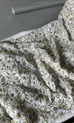 Load image into Gallery viewer, Women's Lakhnavi Handcrafted Mul Chanderi Unstitched Kurta And Dupatta Set- HONC0278947