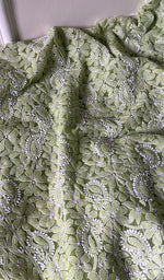 将图像加载到图库查看器中, Women's Lucknowi Handcrafted Faux-Georgette Chikankari Suit Material - HONC0263422