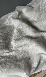 Load image into Gallery viewer, Women's Lakhnavi Handcrafted Mul Chanderi Semi - Stitched Kurta And Dupatta Set - HONC0278898