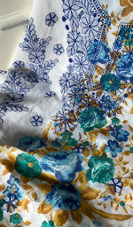 将图像加载到图库查看器中, Women's Lakhnavi Handcrafted Cotton Chikankari Unstitched Kurti Fabric - HONC0284347