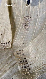 Load image into Gallery viewer, Women's Lakhnavi Handcrafted Mul Chanderi Semi - Stitched Anarkali And Dupatta Set - HONC0339440