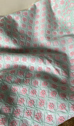 Load image into Gallery viewer, Misba Women's Lakhnavi Handcrafted Unstitched Cotton Chikankari Suit Material - HONC0291812