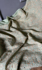 Load image into Gallery viewer, Women's Lakhnavi Handcrafted Mul Chanderi Unstitched Kurta And Dupatta Set- HONC0280882