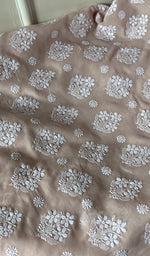 将图像加载到图库查看器中, Women's Lakhnavi Handcrafted Cotton Chikankari Suit Material - HONC0274448