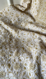 将图像加载到图库查看器中, Women's Lakhnavi Handcrafted Maheshwari Mul Chanderi Kurta And Dupatta Set - HONC0267215