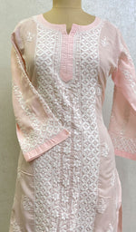 Load image into Gallery viewer, Jubina Women's Lucknowi Handcrafted Cotton Chikankari Kurti -HONC0164336