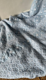 将图像加载到图库查看器中, Women's Lakhnavi Handcrafted Cotton Chikankari Suit Material - HONC0289729