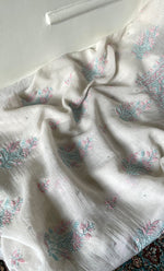 将图像加载到图库查看器中, Women's Lakhnavi Handcrafted Unstitched Mul Chanderi Kurta And Dupatta Set - HONC0323591