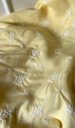 Load image into Gallery viewer, Farah Women's Lakhnavi Handcrafted Cotton Chikankari Suit Material- HONC0265527