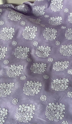 Load image into Gallery viewer, Women's Lakhnavi Handcrafted Cotton Chikankari Suit Material - HONC0274445