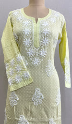 Load image into Gallery viewer, Anam Women's Lucknowi Handcrafted Cotton Chikankari Kurti - HONC0208704