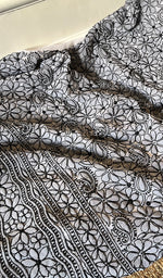 将图像加载到图库查看器中, Women's Lucknowi Handcrafted Faux-Georgette Chikankari Suit Material - HONC0277977