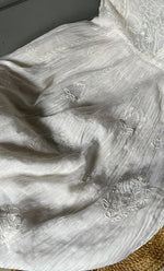 Load image into Gallery viewer, Women's Lakhnavi Handcrafted Mul Chanderi Semi - Stitched Angrakha And Dupatta Set- HONC0267145