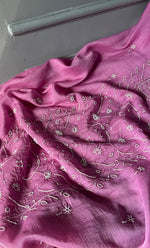 Load image into Gallery viewer, Women's Lakhnavi Handcrafted Mul Chanderi Chikankari Full Suit Material - HONC0278004