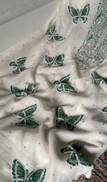 将图像加载到图库查看器中, Titlee Women's Lakhnavi Handcrafted Mul Chanderi Kurta And Dupatta Set .